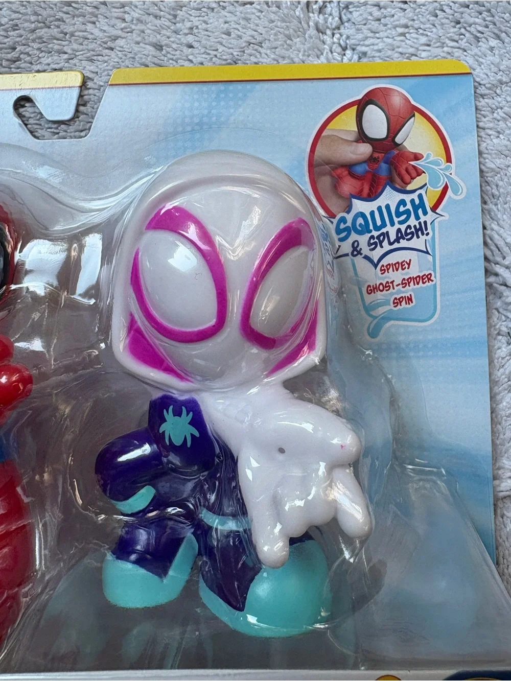 Marvel Spidey and His Amazing Friends Bath Squirters, 3 Piece Set, Water Toys